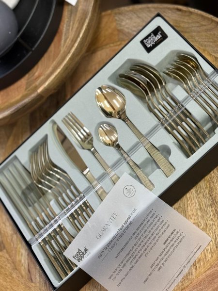 سيت شوك ملاعق وسكاكين، 24 قطعة