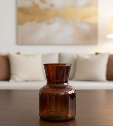 فازا زجاج ثقيل حجم صغير