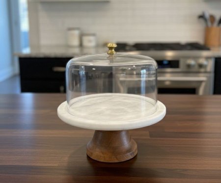 مضيفة شايش ثقيل مع خشب مانقو