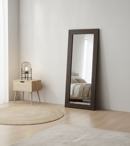 مرآة تعليق اطار بلاستيك قاسي