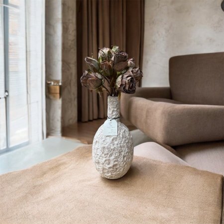 فازا حجر مع عُنق حجم وسط