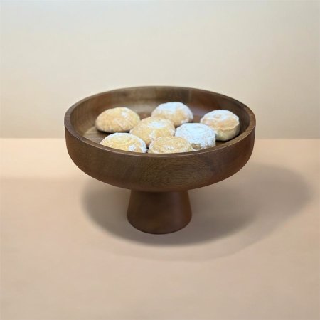 مضيفة خشب الاكاسيا للكعك