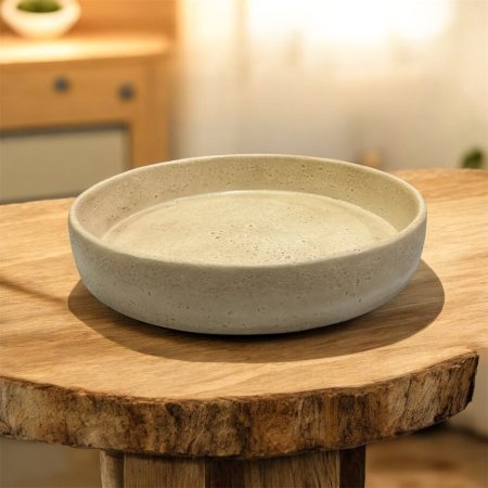 صينية حجر سادة حجم كبير