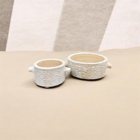 صحن تقديم حجر مع ايدين بيج مع ابيض