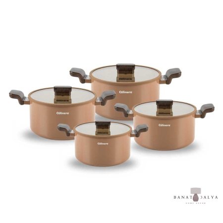 طقم طناجر 8 قطع VALERA (4 طناجر)