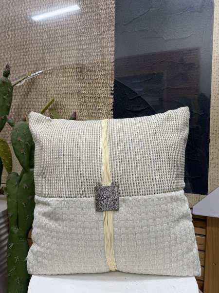 مخدة ديكور بتصميم عصري ، تشمل الحشوة ، Hand made