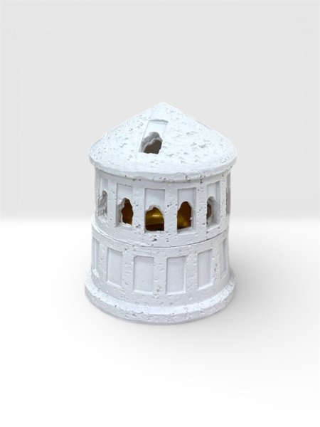 مبخرة رمضان ابيض حجم صغير مع غطاء