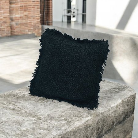 مخدة ديكور قش جامد